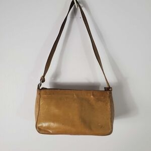 Vintage Aldo Tan Leather Shoulder Mini Bag Y2K